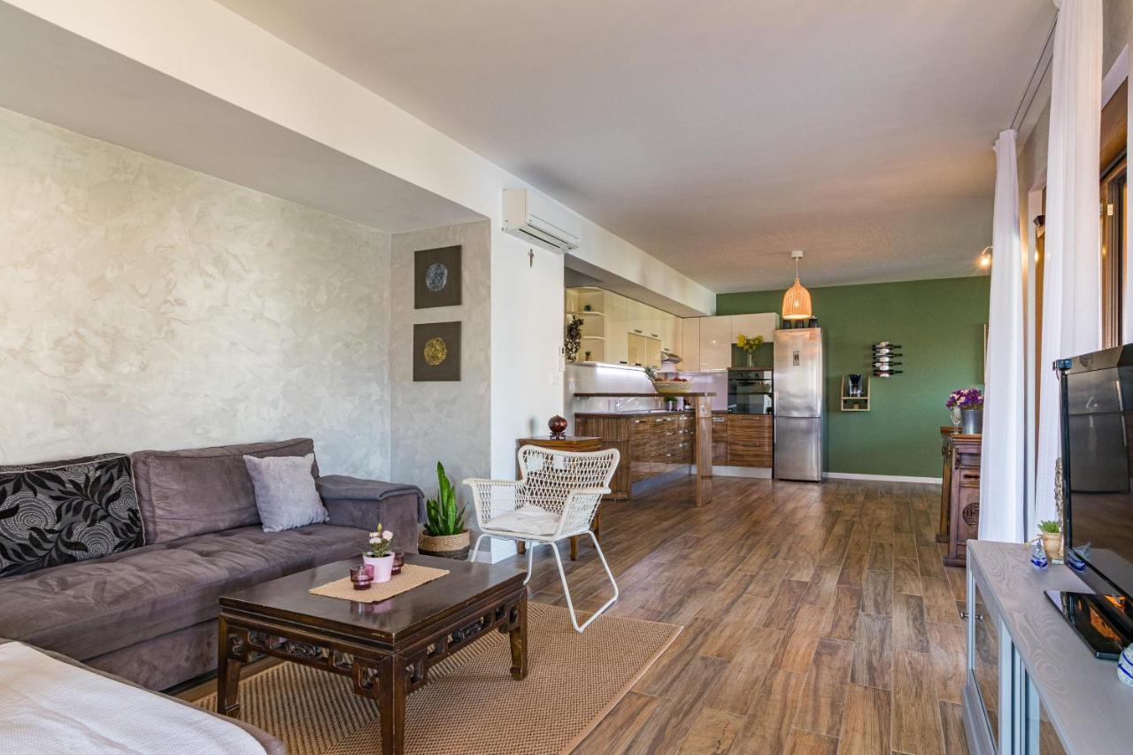 Lovely Istrian Apartment With A Private Swimming Pool And A Charming Garden 班约勒 外观 照片